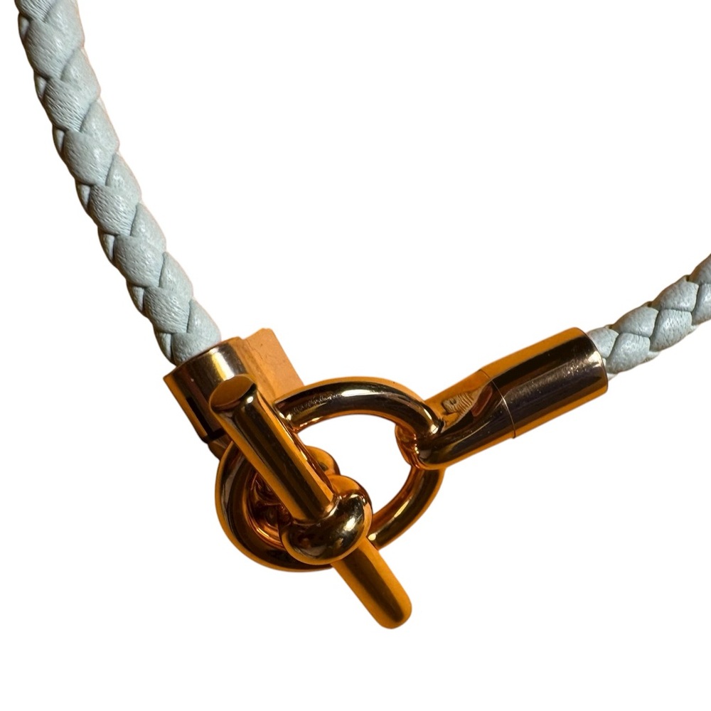 Hermes Glenan Leather Toggle Bracelet with COA - Picture 3 of 8